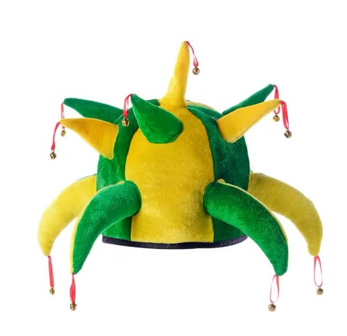 Jester spikes hat with bells - spikes,