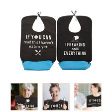  2 Pcs Adult Bibs for Women