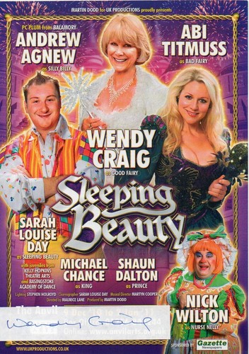 Wendy craig autograph - wendy,