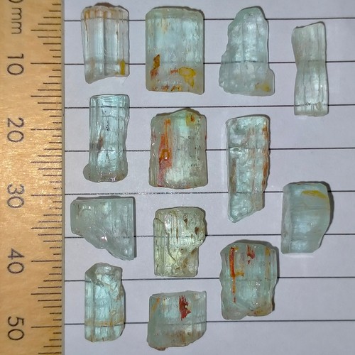 Beryl aquamarine rough - beryl,
