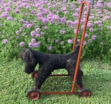 Ride toy dog walker vintage - dog,