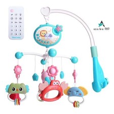 Baby Bed Bell Mobile Kids Crib Musical Mobile Cot Music Box Baby Rattles Toys!