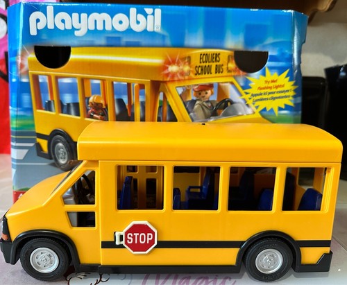 Used playmobil school bus - playmobil,