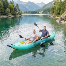 Inflatable kayak set - kayak,
