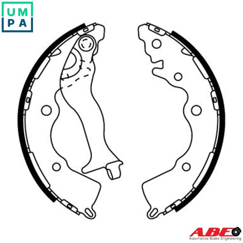 Brake shoe set c00323abe - brake, for