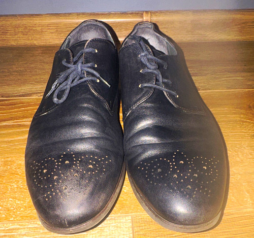 Bertie men black leather - black,