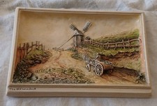 OLD OSBORNE "IVOREX" PLAQUE,  THE OLD WINDMILL, GREAT CONDITION, READY TO HANG.