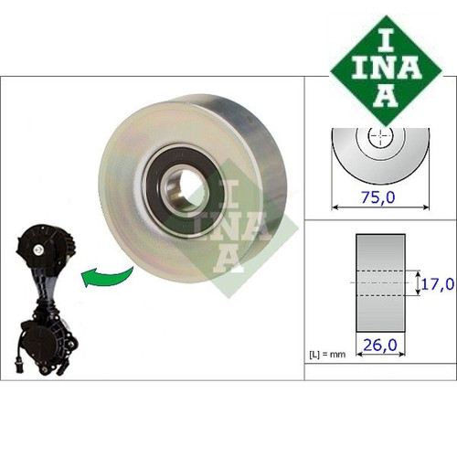 Deflection guide pulley - deflection/guide,