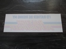 RALEIGH AERO BURNER BMX WINDOW