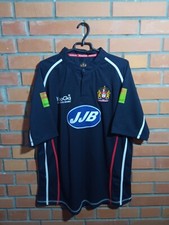 Wigan Warriors Vintage Jersey Rugby Shirt Black KooGa Trikot Mens Size 3XL