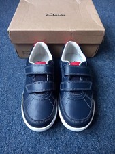 Boys Clarks Infant Trainers Size Uk 10.5 F (BNWB)