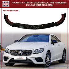 FRONT BLACK SPLITTER LIP FOR