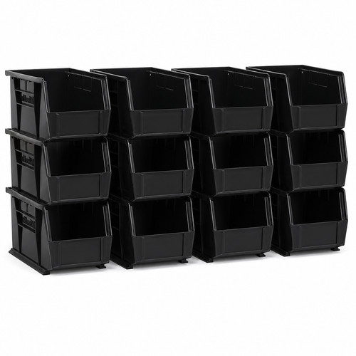 Stackable storage bins plastic - stackable,