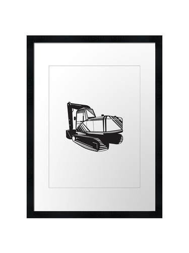 Mechanical digger excavator - mechanical,