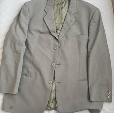 Vintage Pierre Balmain Wool Suit Jacket Size 46R
