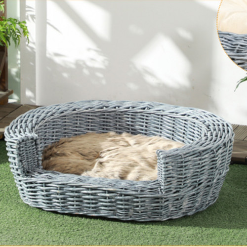 Pawhut wicker rattan dog - pawhut,
