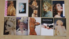 MADONNA 10 x vintage postcards / prints Evita Blonde Ambition Tour