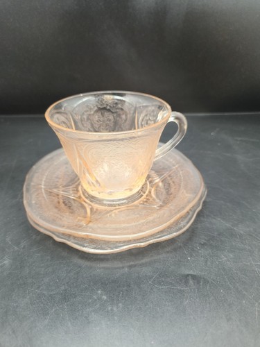 Vintage pink depression - pink, glass
