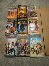 9 x Forgotten Realms Books D&D  Dungeons & Dragons  Classic adventure books