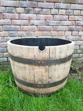 HALF WHISKEY BARREL PLANTER