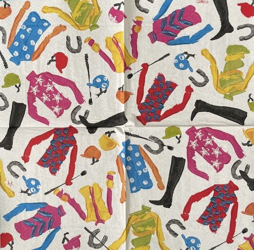 Jockey silks single - jockey, paper