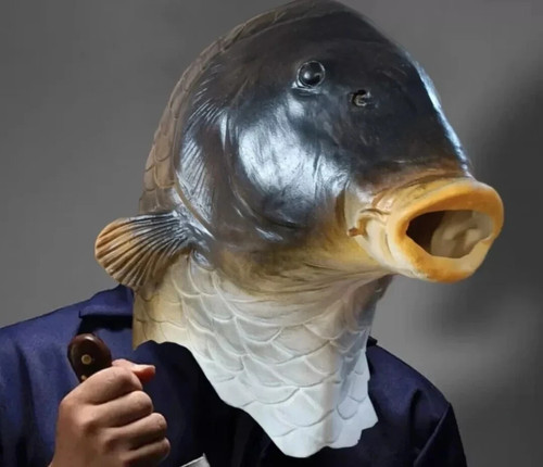 Fish carp latex - fish, mask