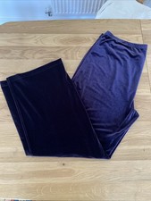 Stretchy Velour Trousers Size