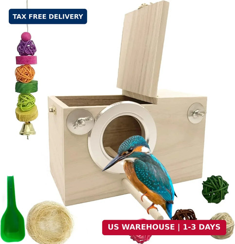 Parakeet breeding box - box, birds