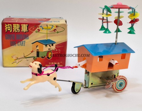 716 goose driving dog cart - driving,