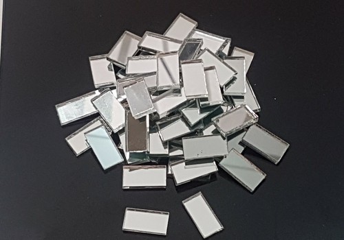 Pieces silver glass - glass, mirror