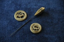 Antique Hat Pin And Fretwork