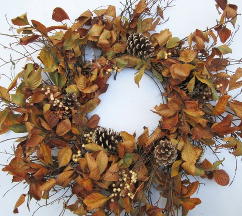 Large wreath dried - 22",