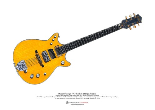Malcolm young 1963 gretsch - malcolm, young’s