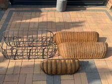 Wall basket flower planter window boxes wrought iron 