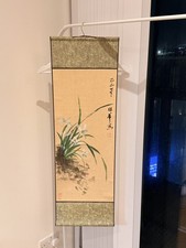Hand-painted Chinese Ink and Watercolour Painting | Orchid | 30×90cm Scroll
