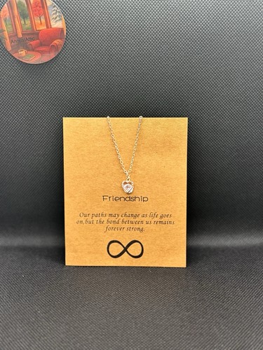 Friendship heart pendant - friendship,