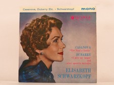 ELISABETH SCHWARZKOPF OPERETTA MELODIES (132) 4 Track 7" Single including Pictur