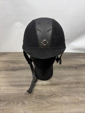 Charles Owen Ayr8 Black Suede