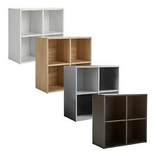 Storage Cube 4 Shelf Bookcase Wooden Display Unit Organiser Home Furniture