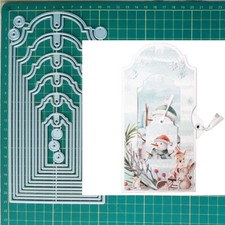 Large Border Label Metal