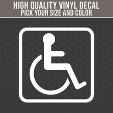 Handicapped Sign Decal