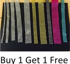 Diamante Crystal Effect Ribbon For Cake, Bridal Decoration **BUY 1 GET 1 FREE**