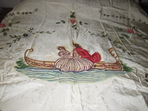 Vintage hand painted cream - vintage,