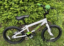 Kids Apollo Force 18" BMX Bike Bicycle White / Green (£150) Fully Serviced