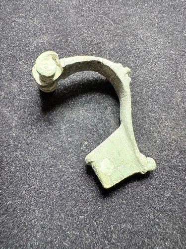 Ancient roman bronze fibula - ancient,