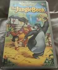 The Jungle Book, Walt Disney, VHS Video Tape, Cert U Children’s Movie
