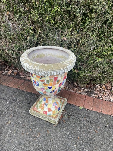 Mosaic vase - mosaic,