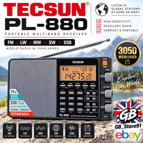 Tecsun 880 portable world - pl-880,