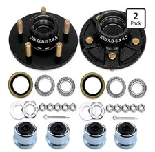 2 Sets 3500Lbs Trailer Hub Kit