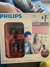 Genuine Philips (SPC230NC) 1.3mp Video & Photo Webcam in Box  ex display See Des
